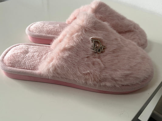 Rosy pantoffels roze