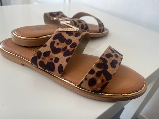 Verena slippers panter