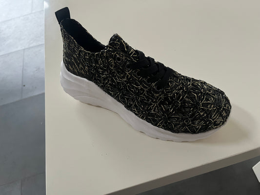 Hawaï sneakers zwart/goud