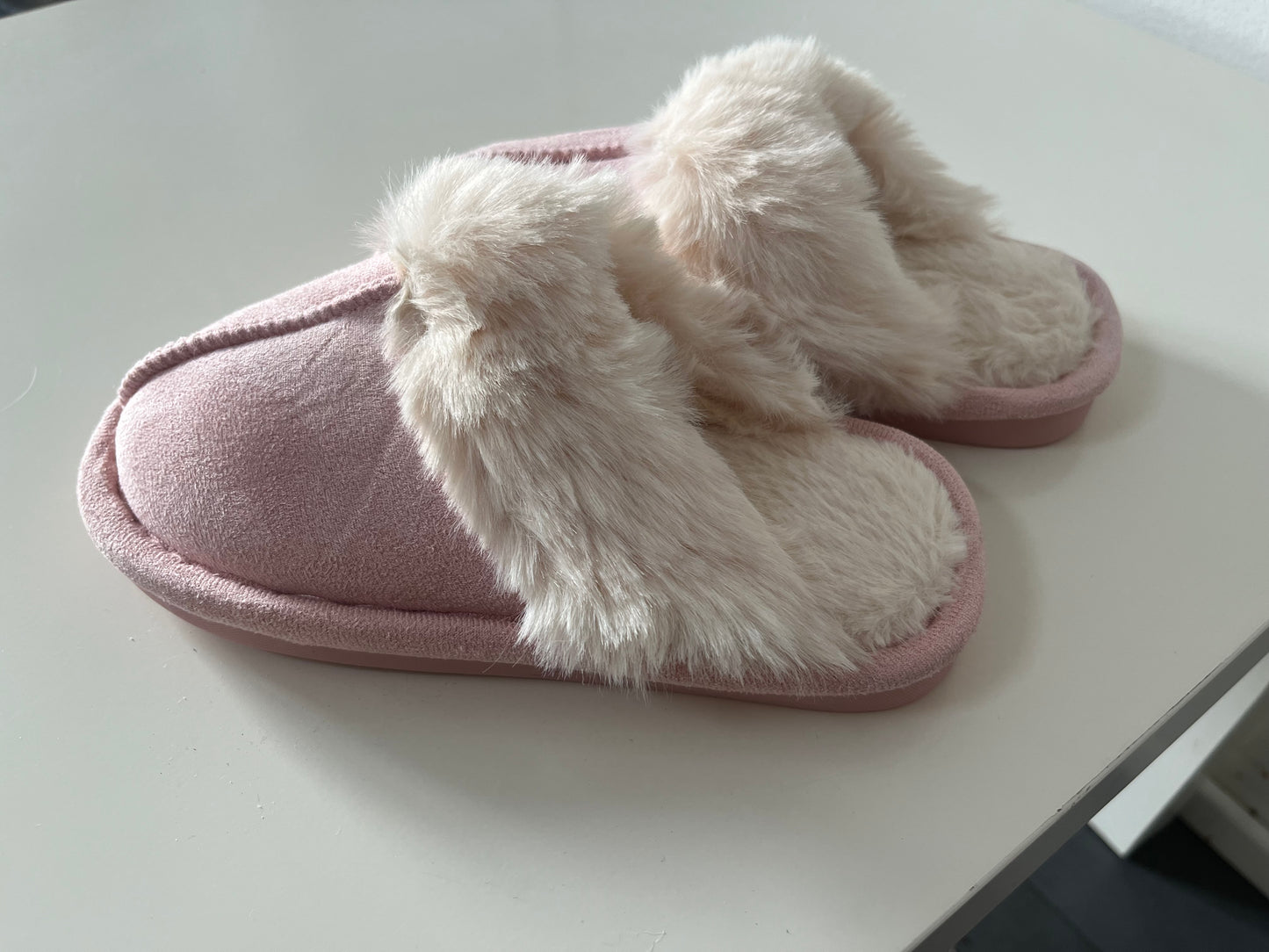 Mini pantoffels roze