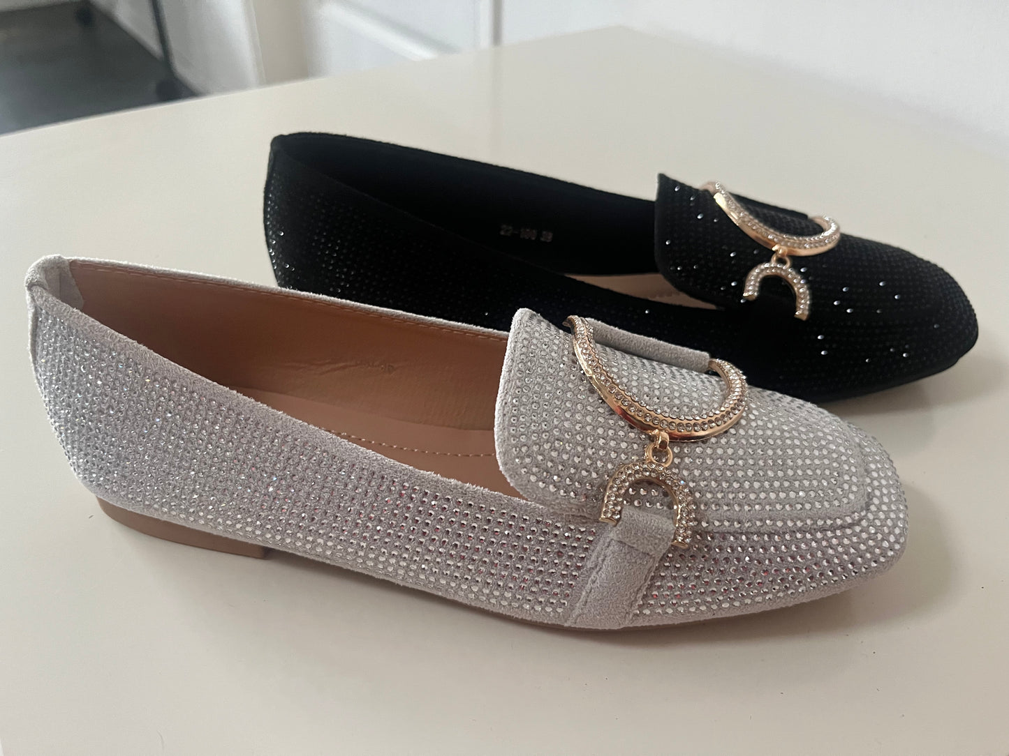Dion loafers zilvergrijs