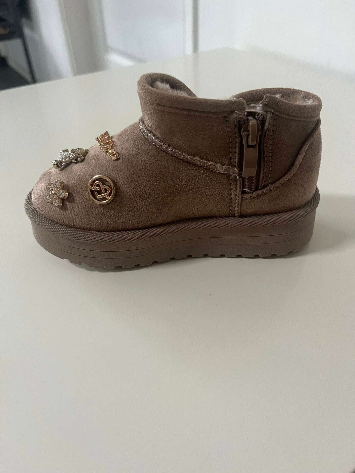 Mini Uggie boots taupe