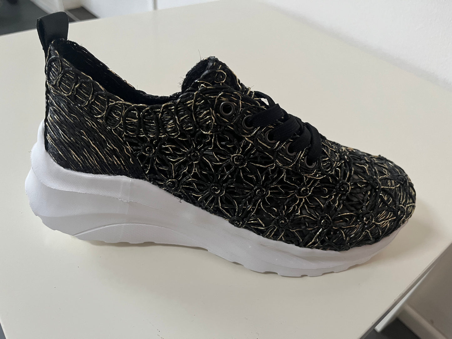 Hawaï sneakers zwart/goud