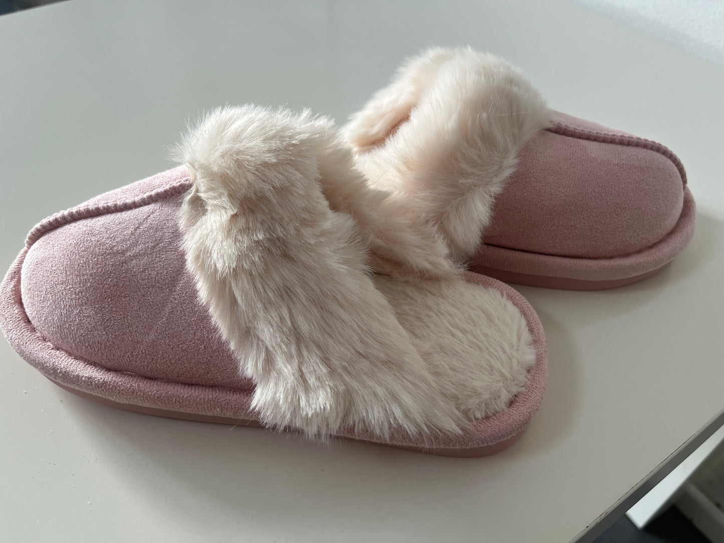 Mini pantoffels roze