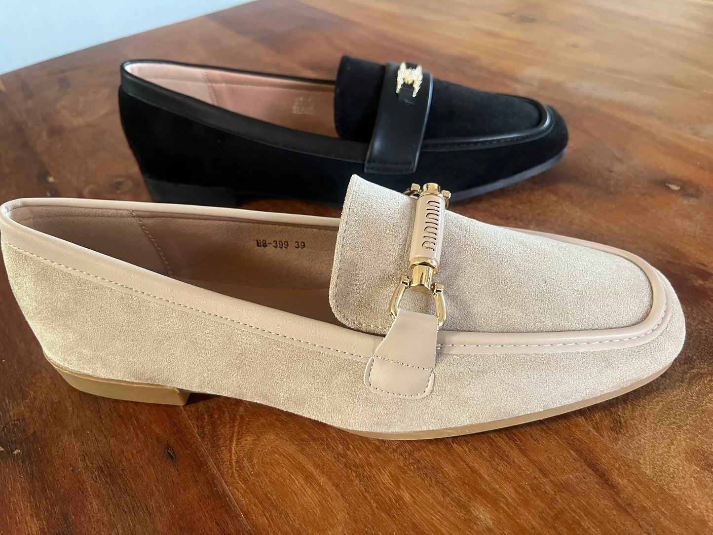 Netty loafers zwart