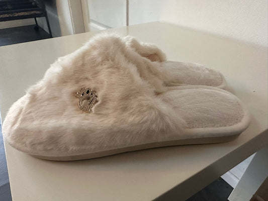 Rosy pantoffels beige