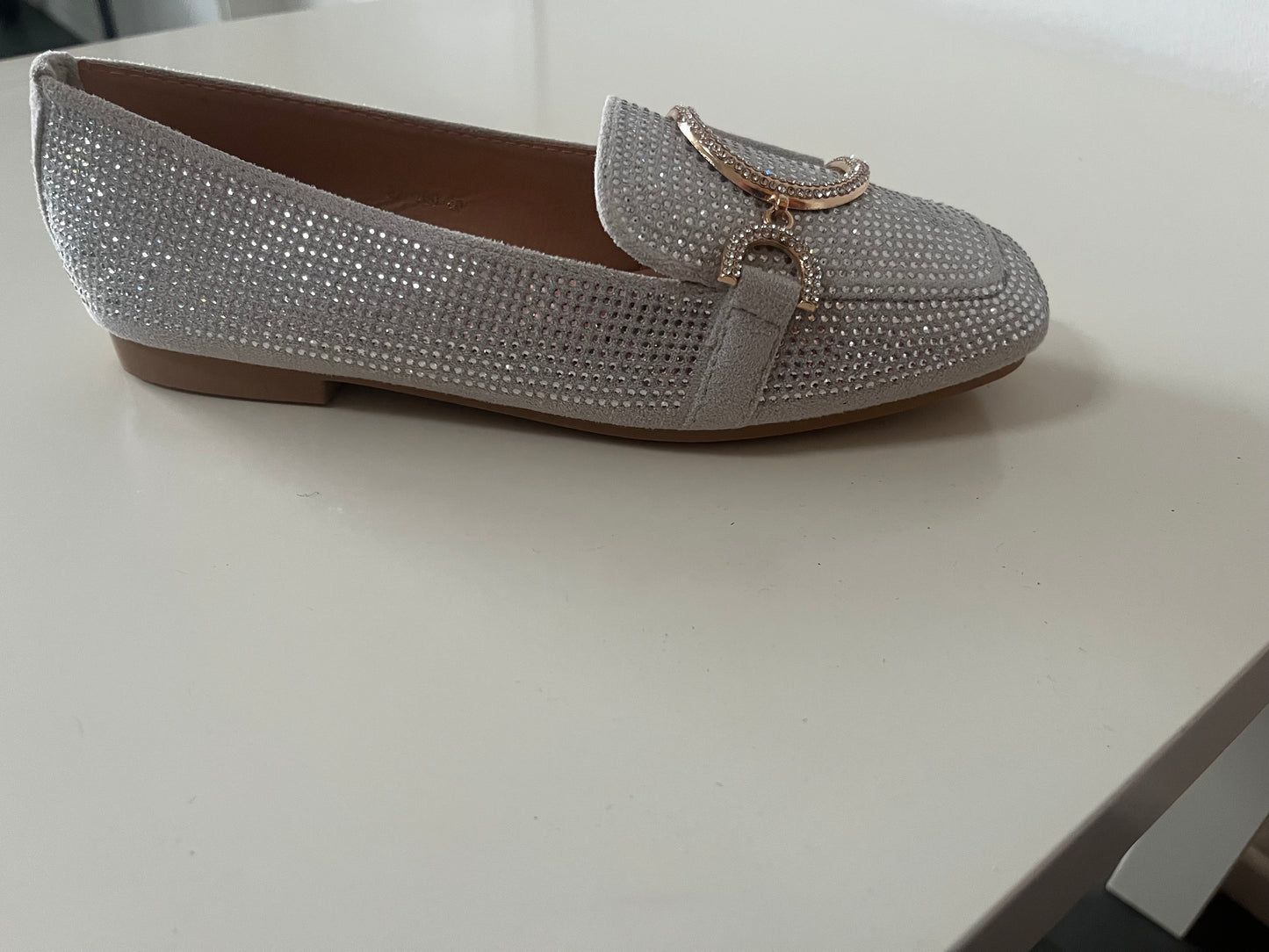 Dion loafers zilvergrijs